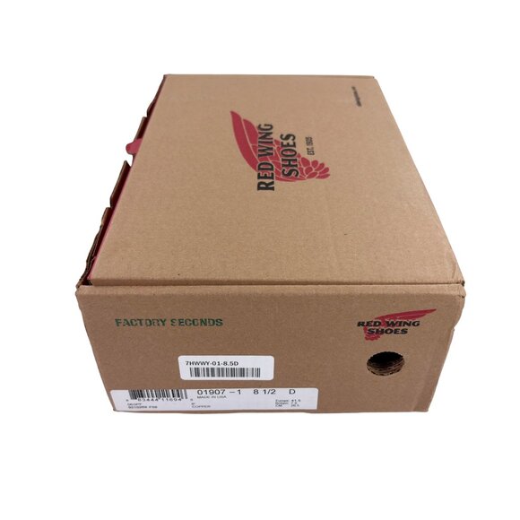 Red Wing 1907 Classic Moc 6-Inch Boots 8.5 D Copper Rough & Tough Made In USA - Picture 11 of 12